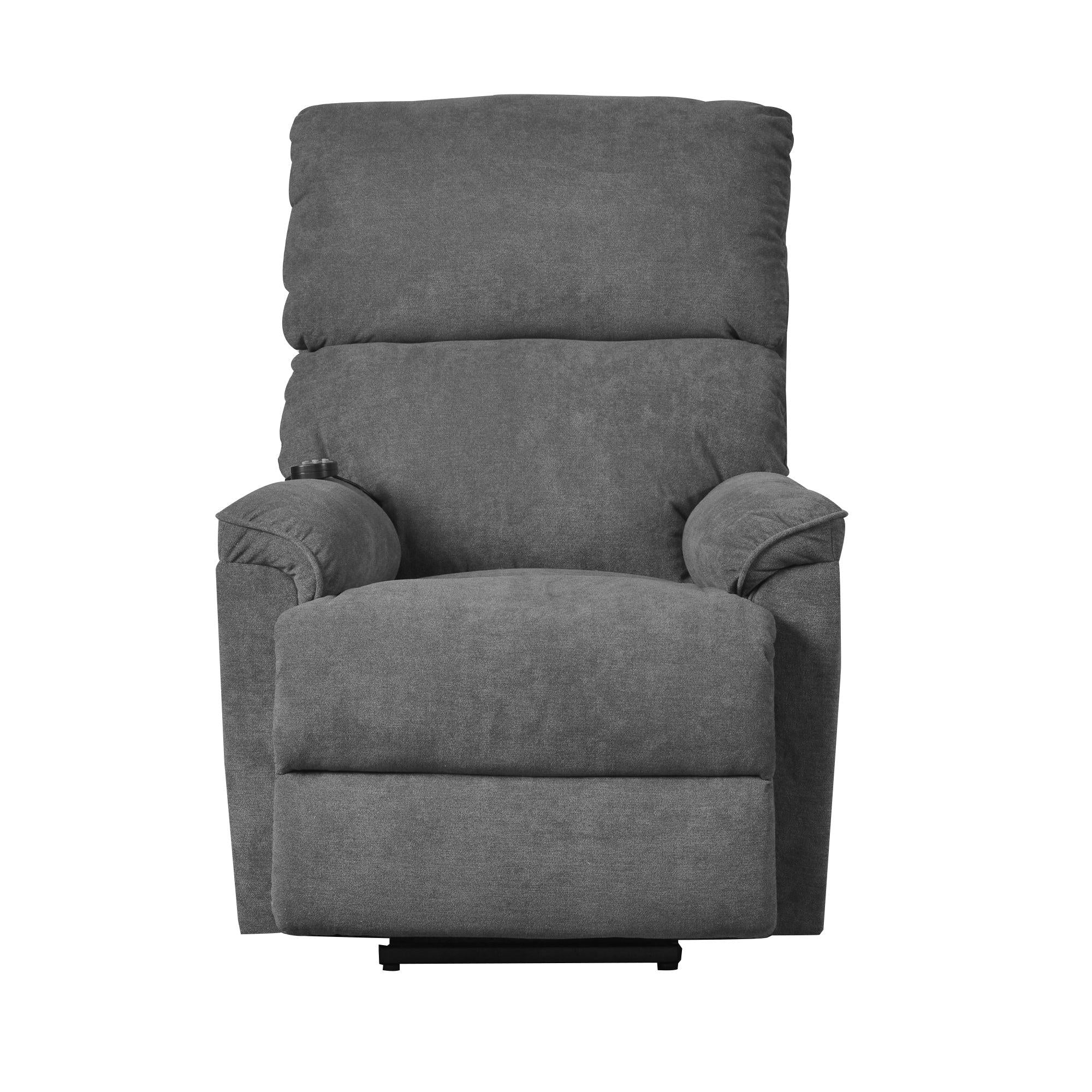 Power Lift Chair with Massage and Heating Function Soft Fabric Upholstery Recliner for Living Room