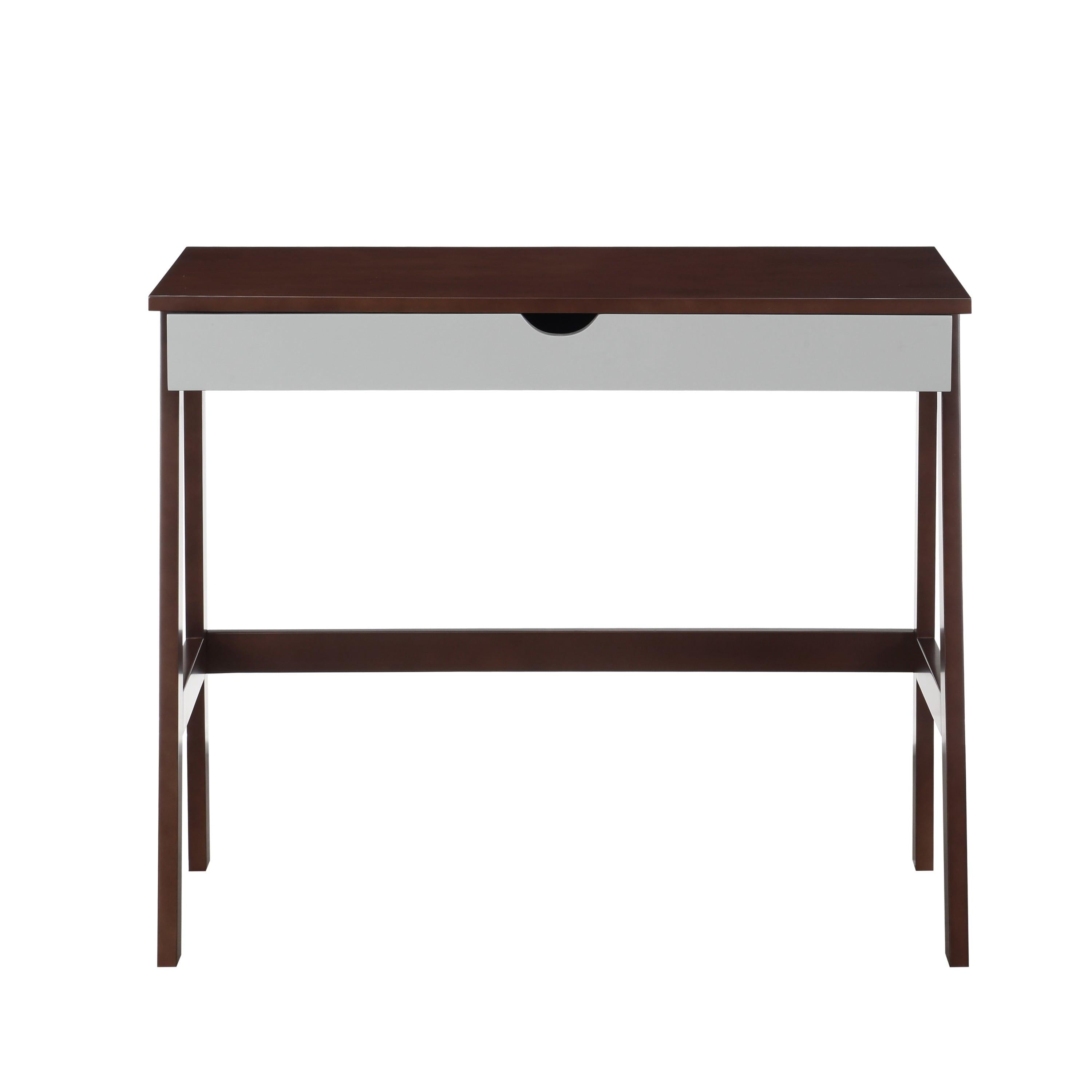 Hilton Desk In Espresso & Gray