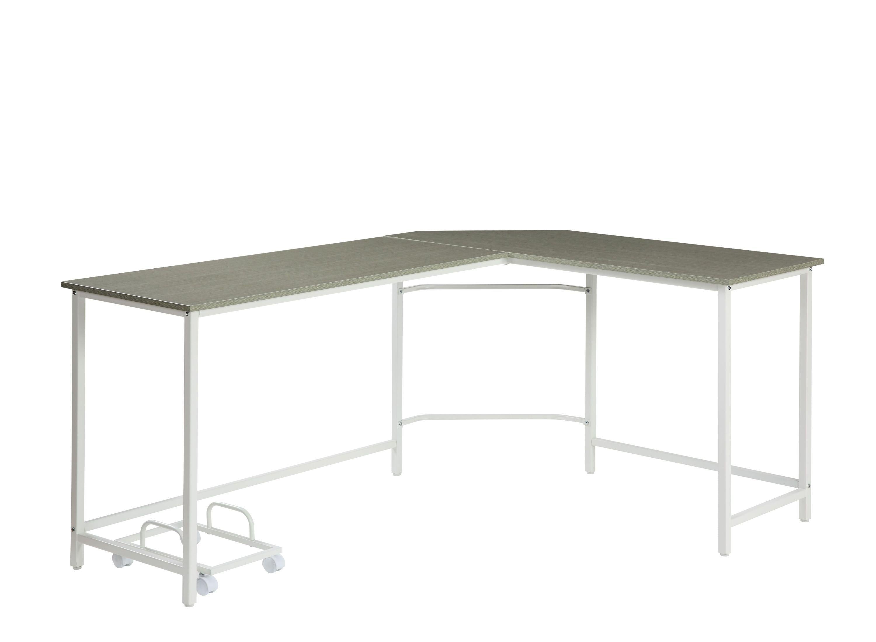 ACME Dazenus Computer Desk, Gray & White Finish OF00043