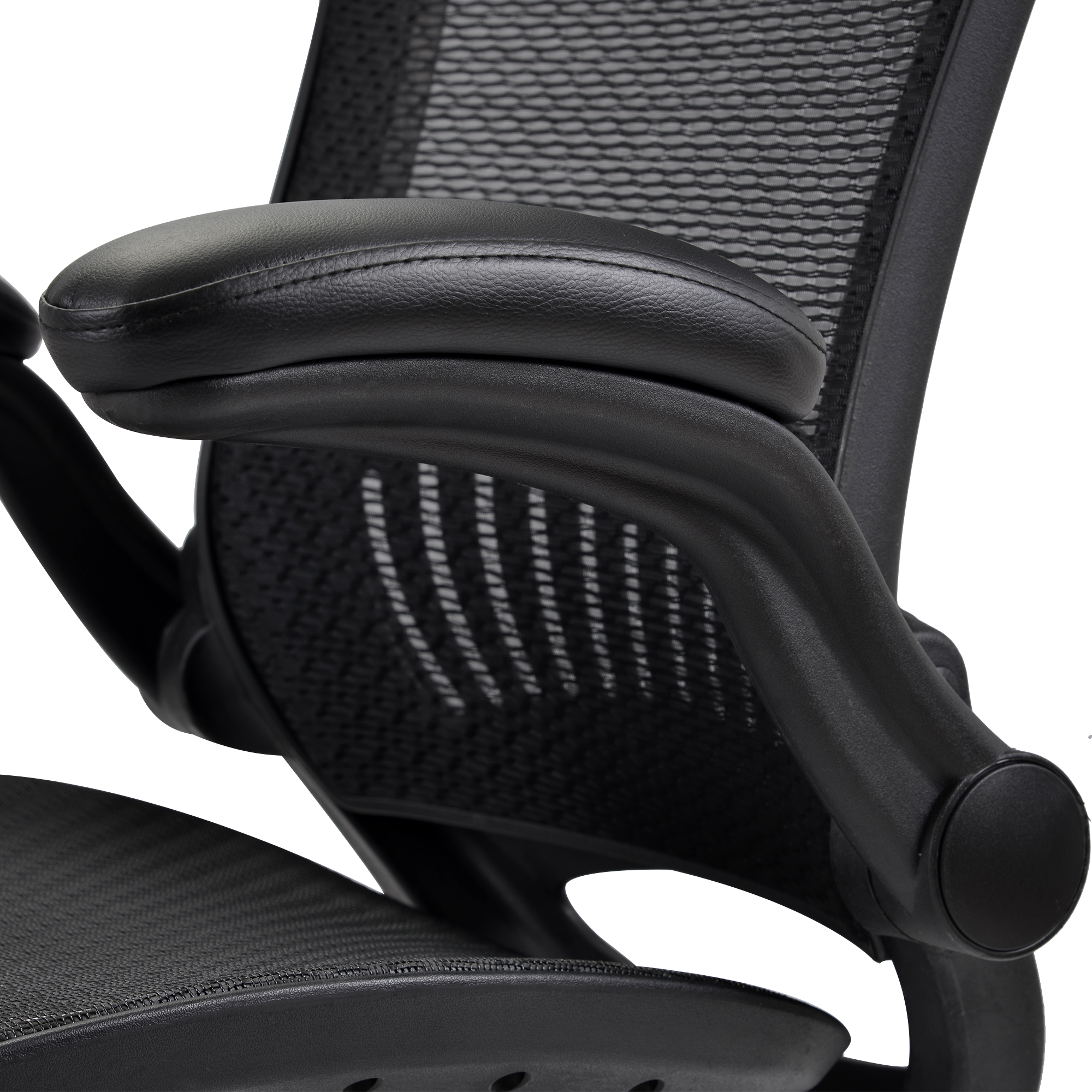 Office Chair - Ergonomic Mesh Chair Computer Chair Home Executive Desk Chair Comfortable Reclining Swivel Chair High Back with Wheels and Adjustable Headrest for Teens/Adults (Black)