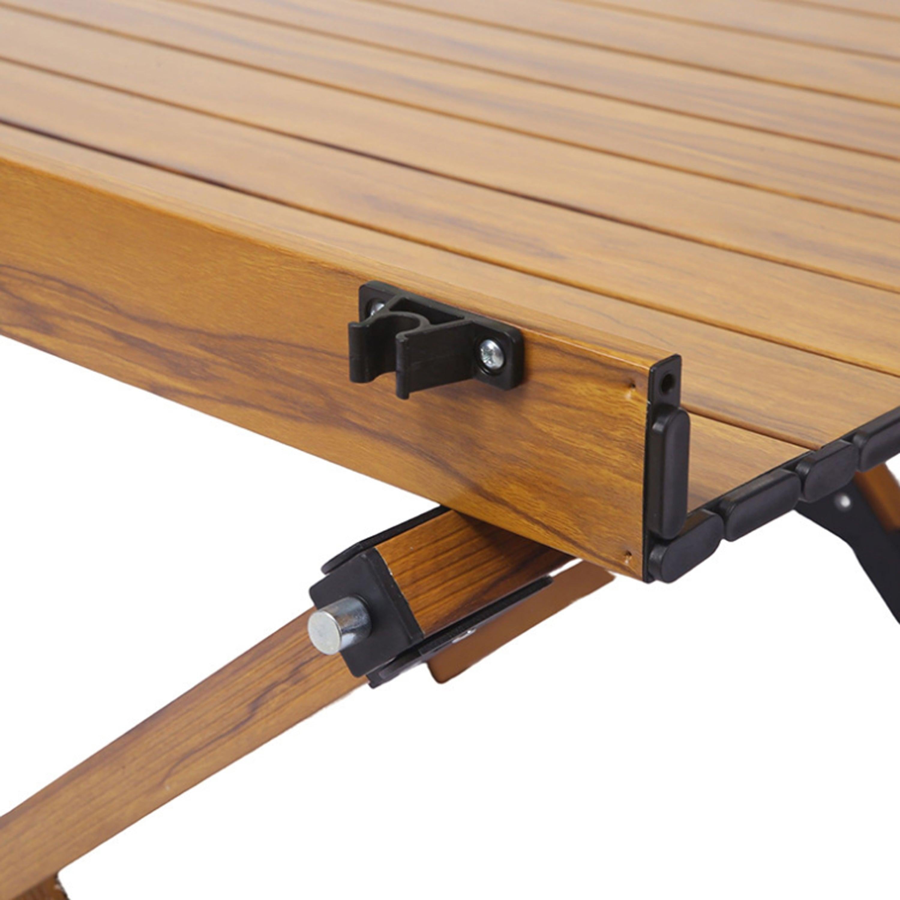 Portable Picnic Table With Solid Folding X-shaped Frame