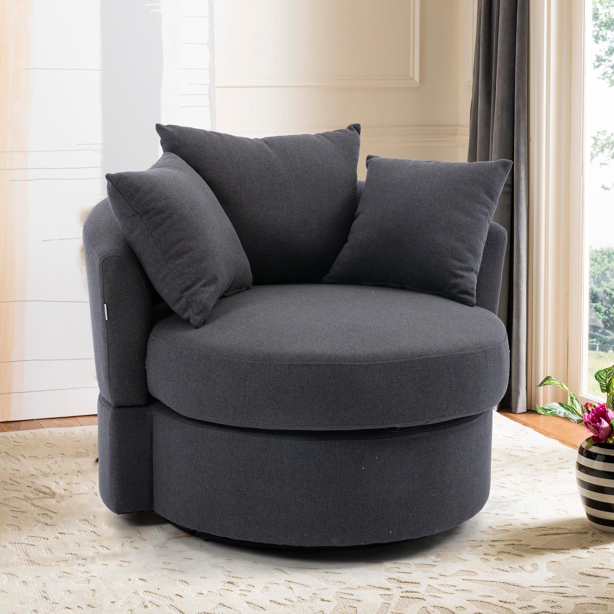 Modern  Akili swivel accent chair  barrel chair  for hotel living room /Modern  leisure chair