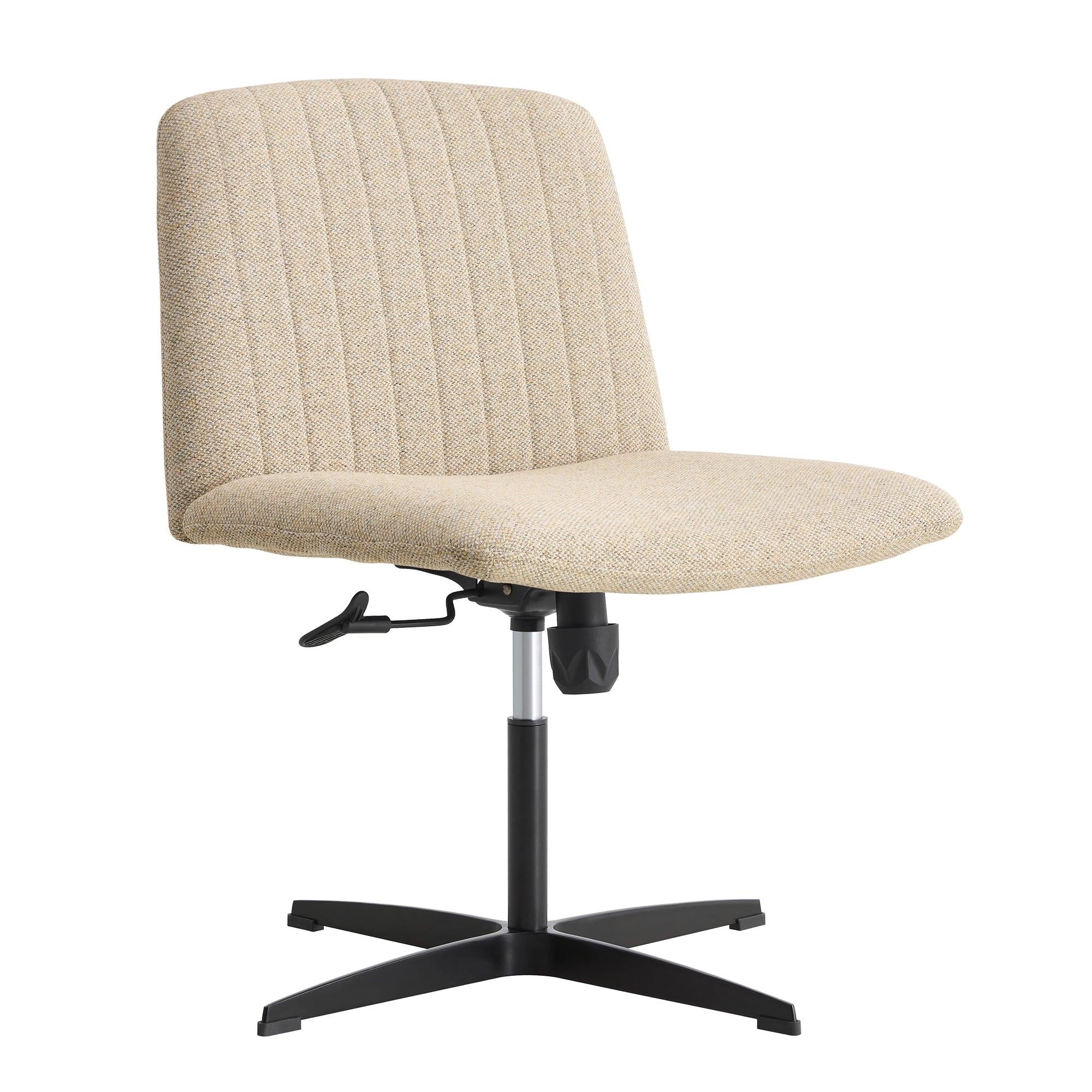 Fabric Material. Home Computer Chair Office Chair Adjustable 360 ° Swivel Cushion Chair With Black Foot Swivel Chair Makeup Chair Study Desk Chair. No Wheels