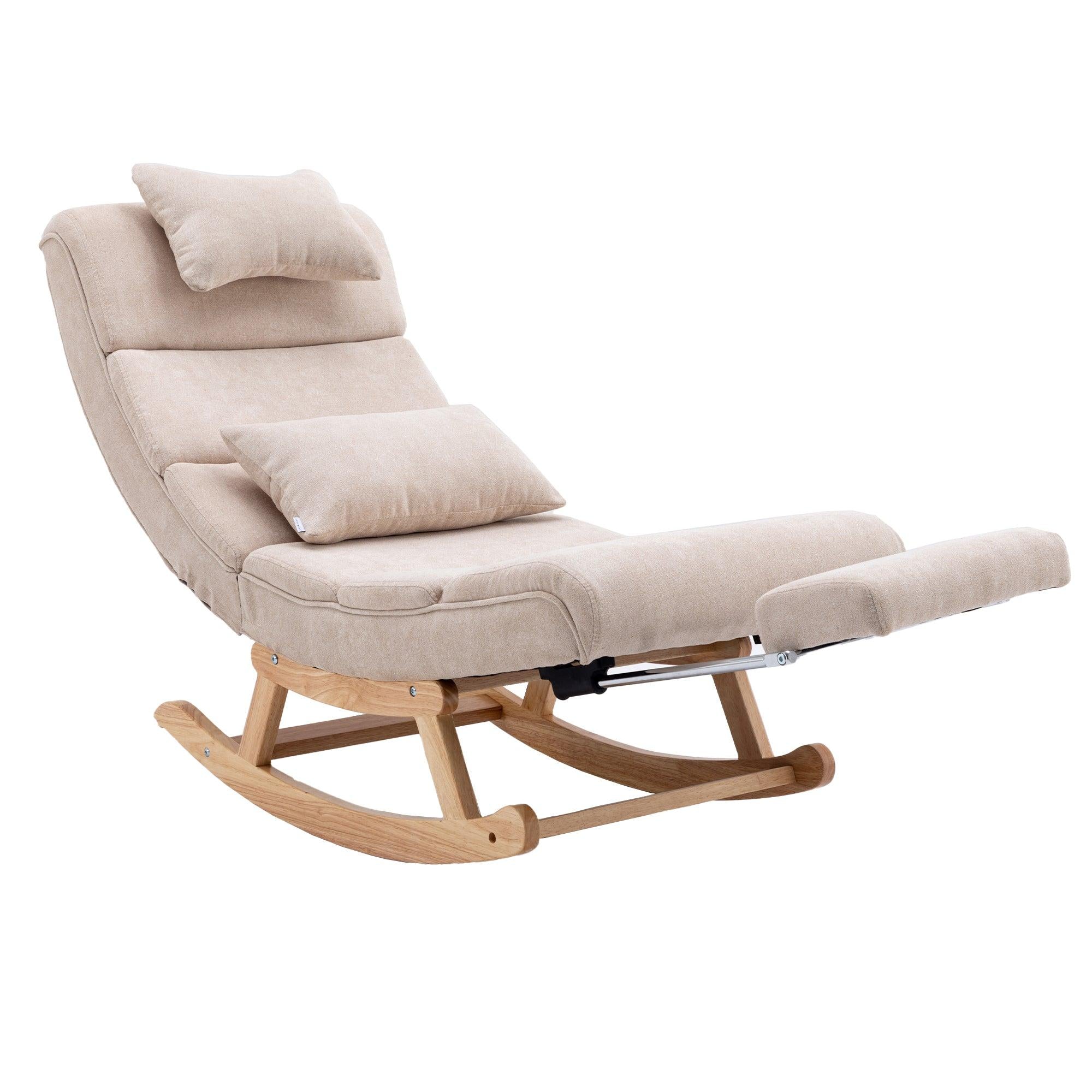 living  room Comfortable  rocking chair  living room chair Beige