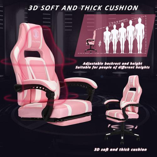 Ergonomic massage/rotary racing office game computer chair/PU leather