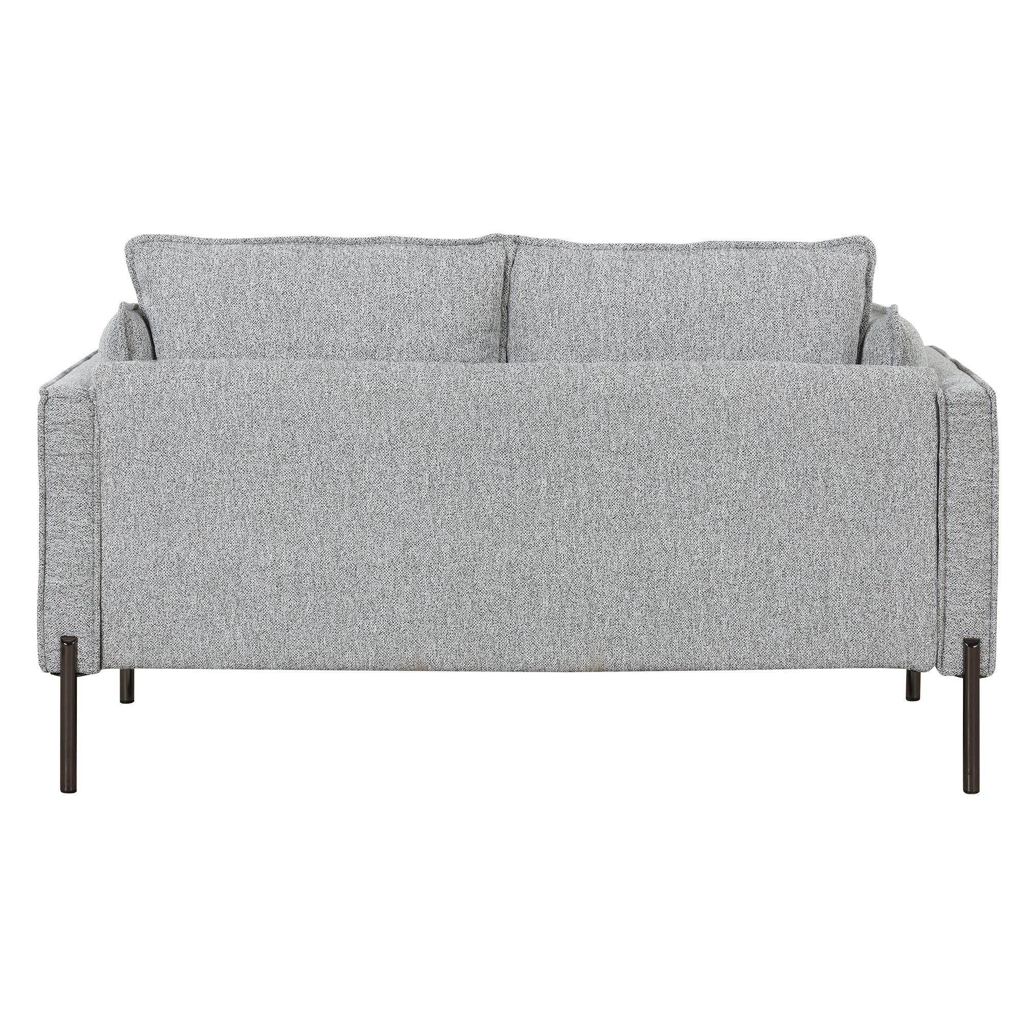 56"Modern Style Sofa Linen Fabric Loveseat Small Love Seats Couch for Small Spaces,Living Room,Apartment