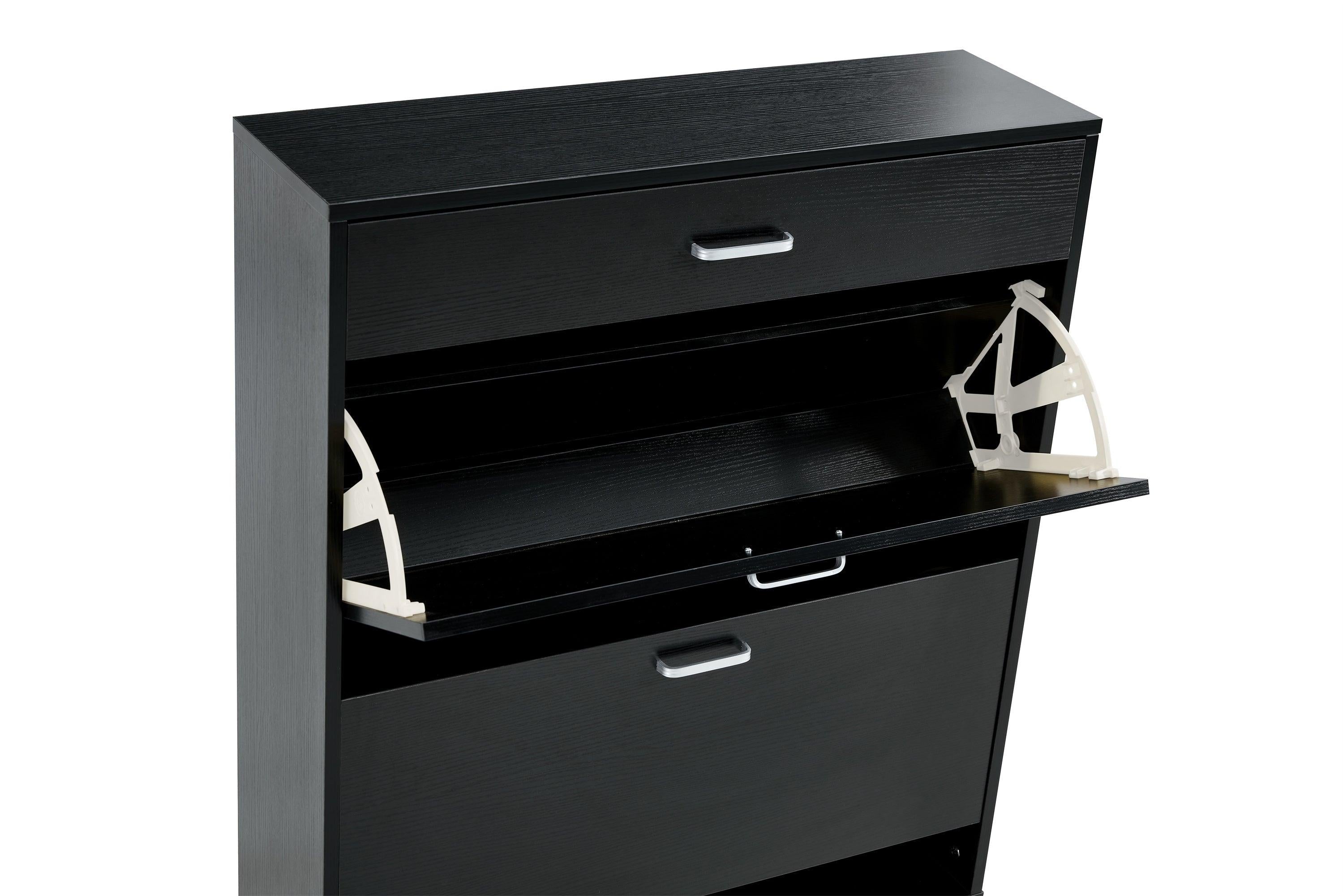 Shoe Cabinet ,ShoeStorage shelves, Black