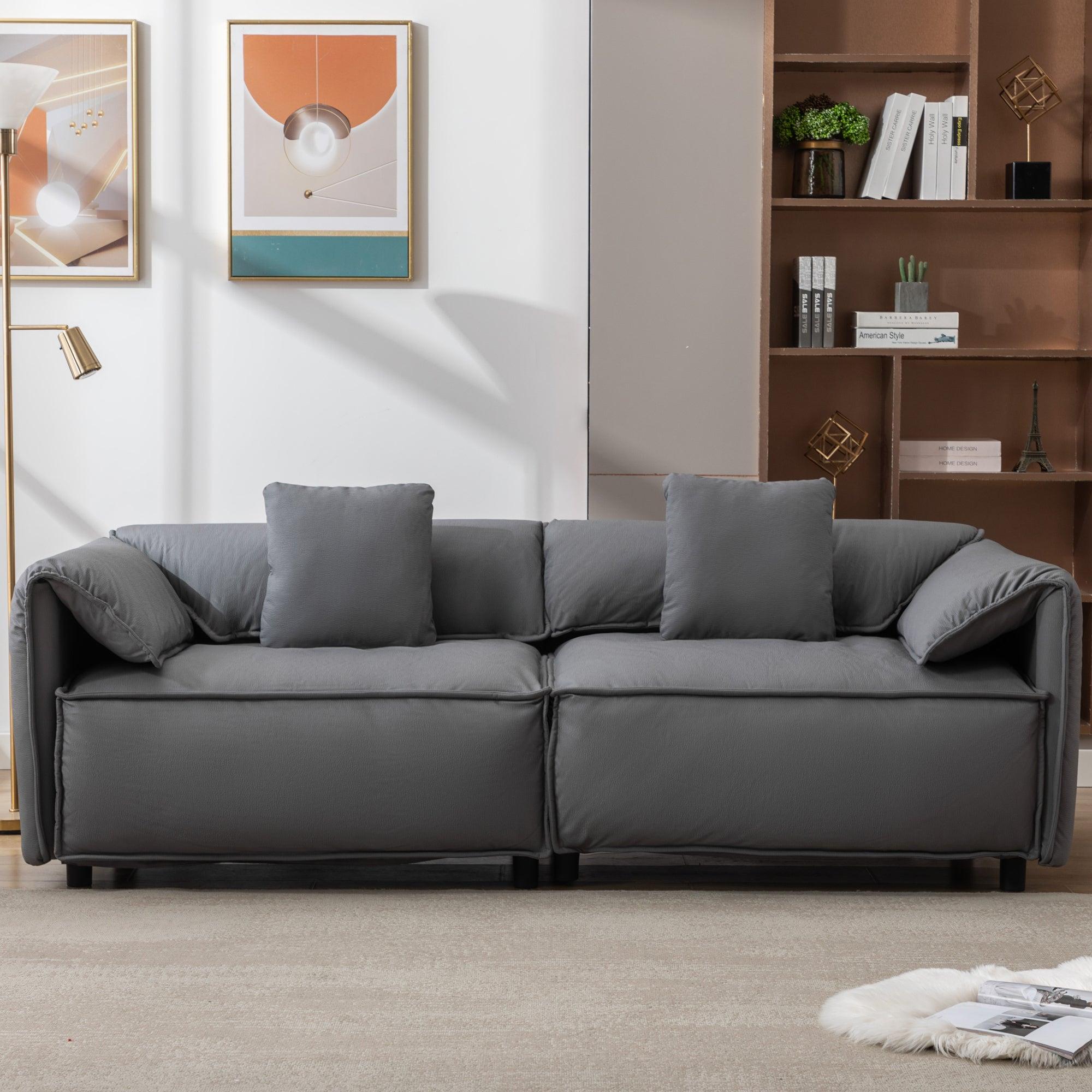 LuxuryModern Style Living Room Upholstery Sofa image