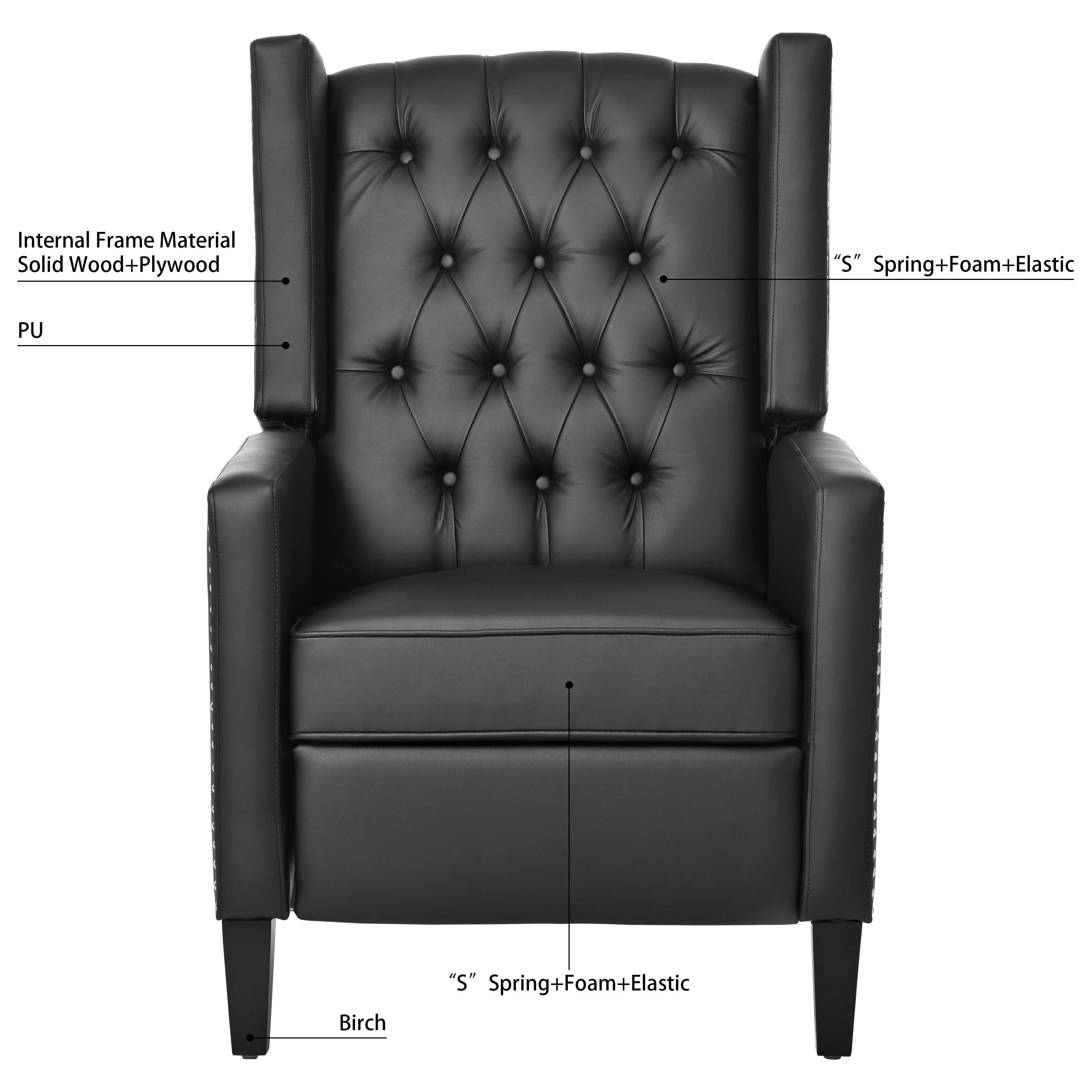 27.16" Wide Manual Wing Chair Recliner