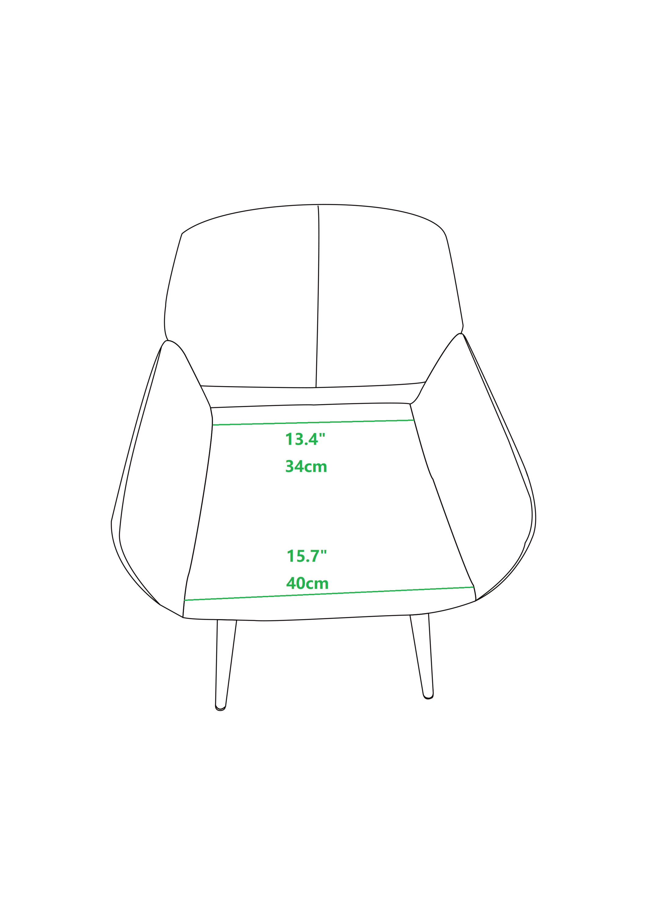 Fabric Upholstered Side Dining Chair with Metal Leg(Gray fabric+Beech Wooden Printing Leg),KD backrest