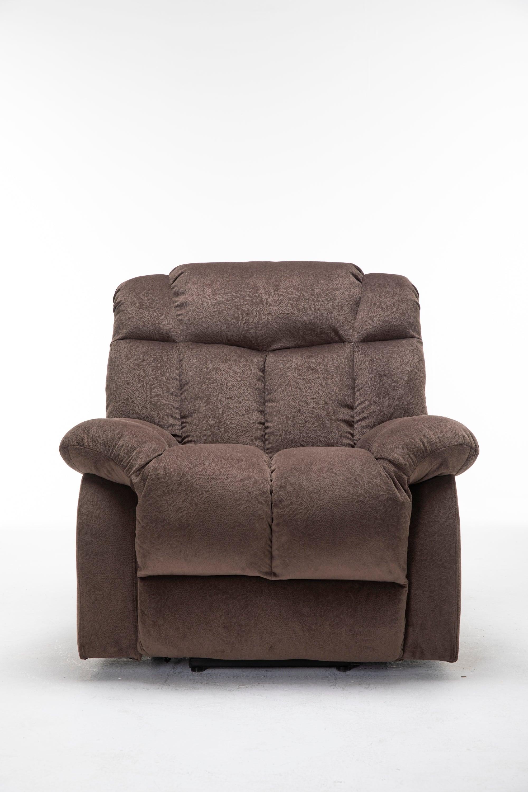 Power Lift Recliner Chair for Elderly- Heavy Duty and Safety Motion Reclining Mechanism-Fabric Sofa Living Room Chair image