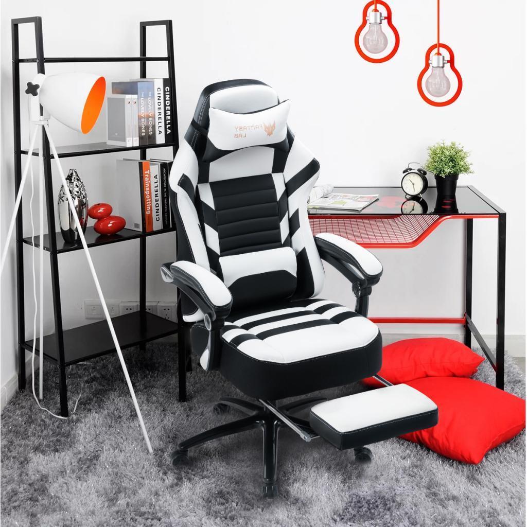 Seat Height Adjustable Swivel Racing Office Computer Ergonomic Video Game Chair image