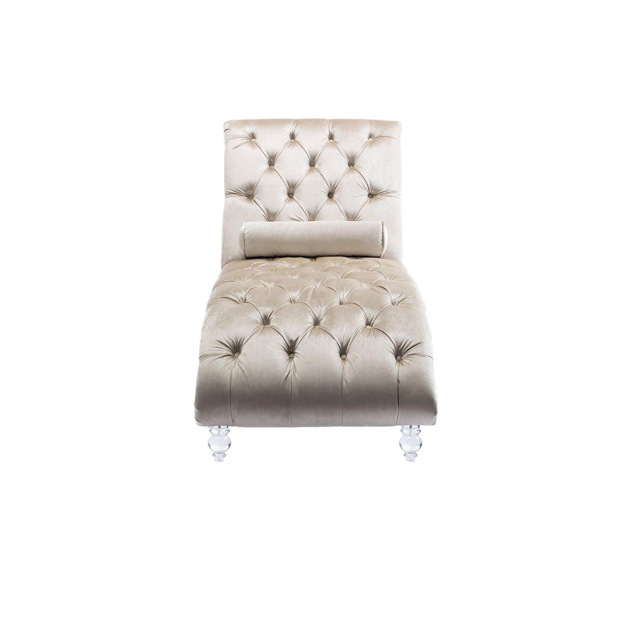 Leisure concubine sofa  with  acrylic  feet