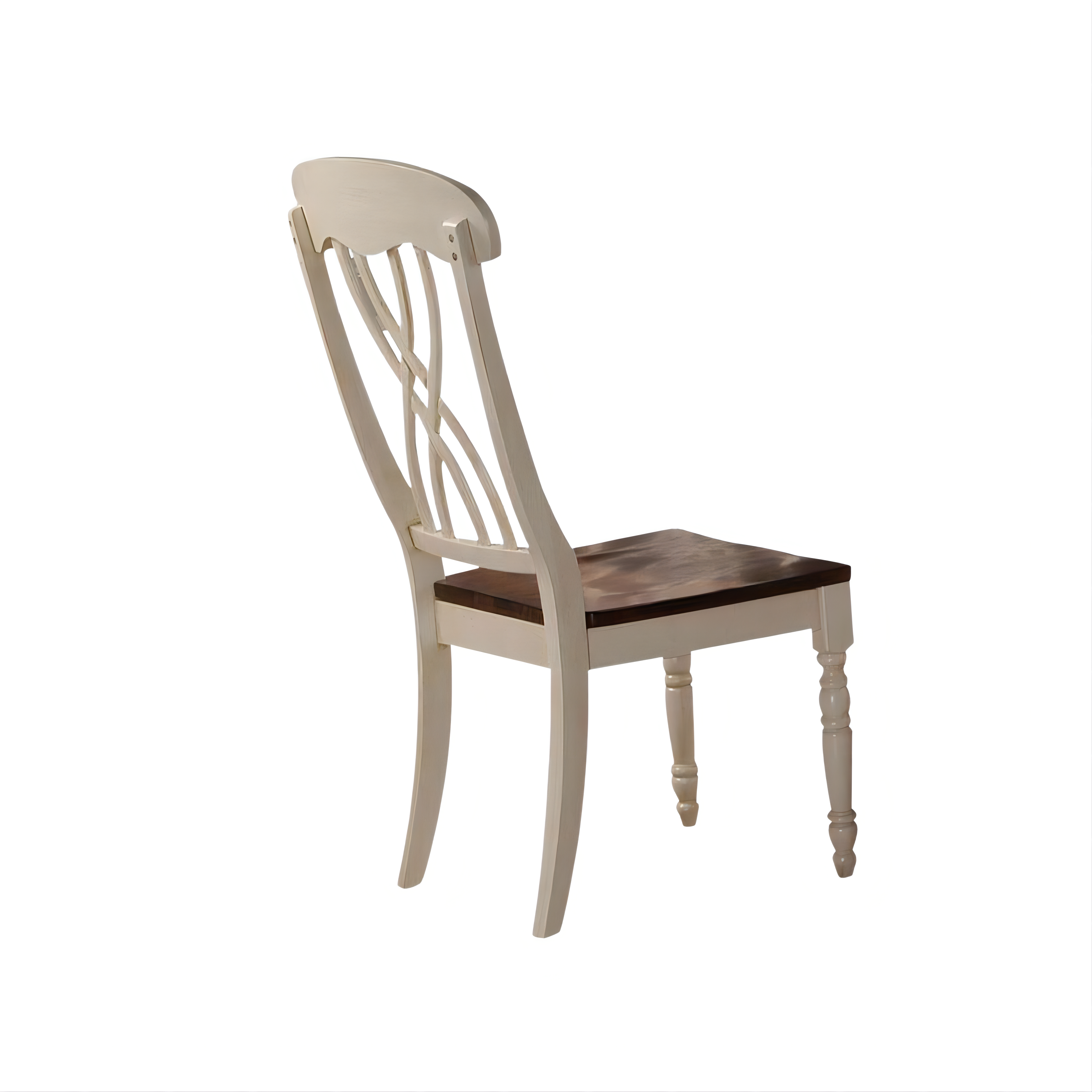 ACME Dylan Side Chair (Set-2) in Buttermilk & Oak 70333 image