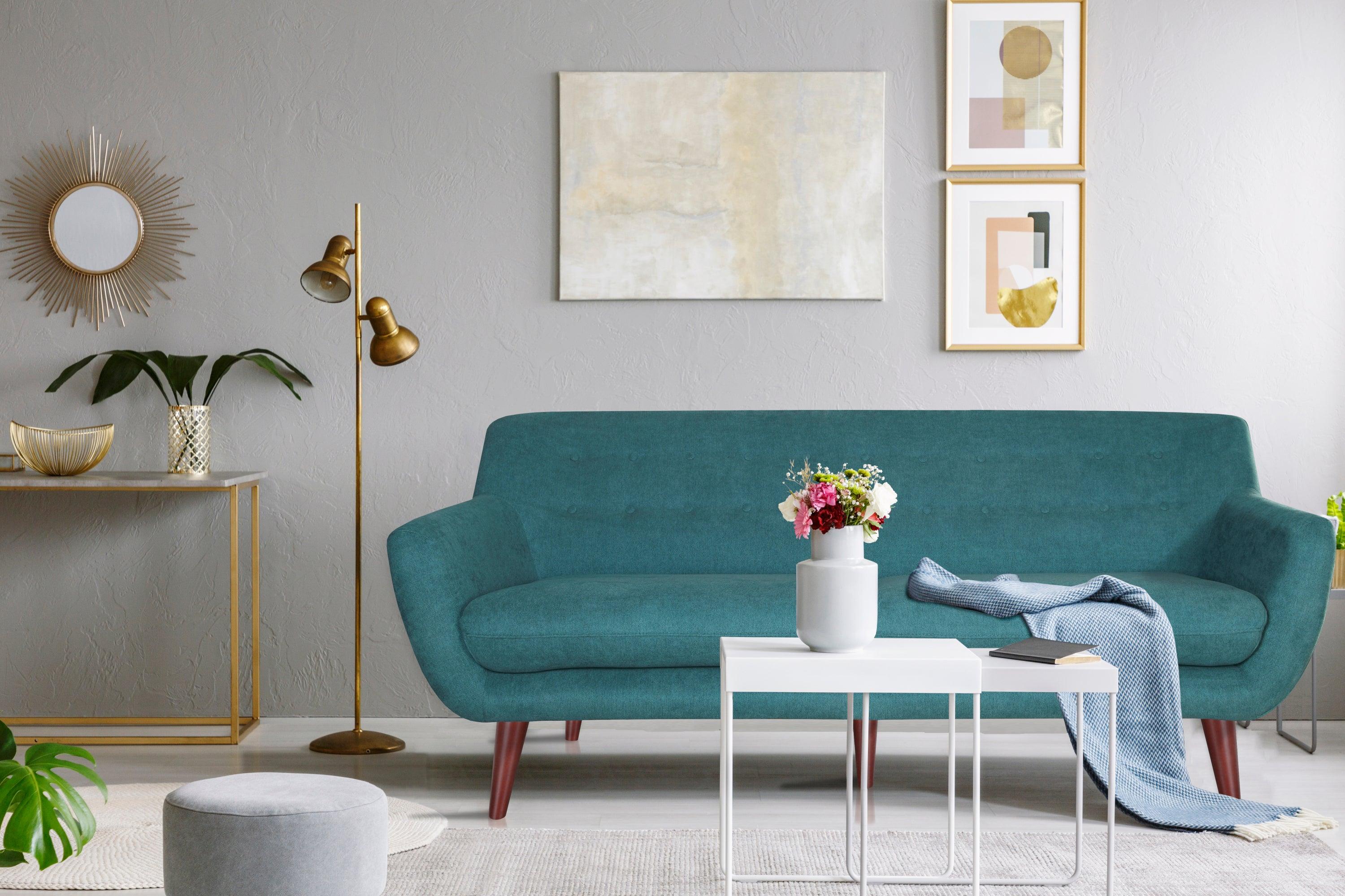 BRENNA SOFA - TEAL image