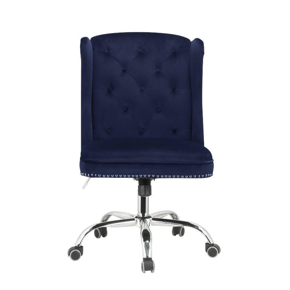 ACME Jamesia Office Chair, Midnight Blue Velvet 92665